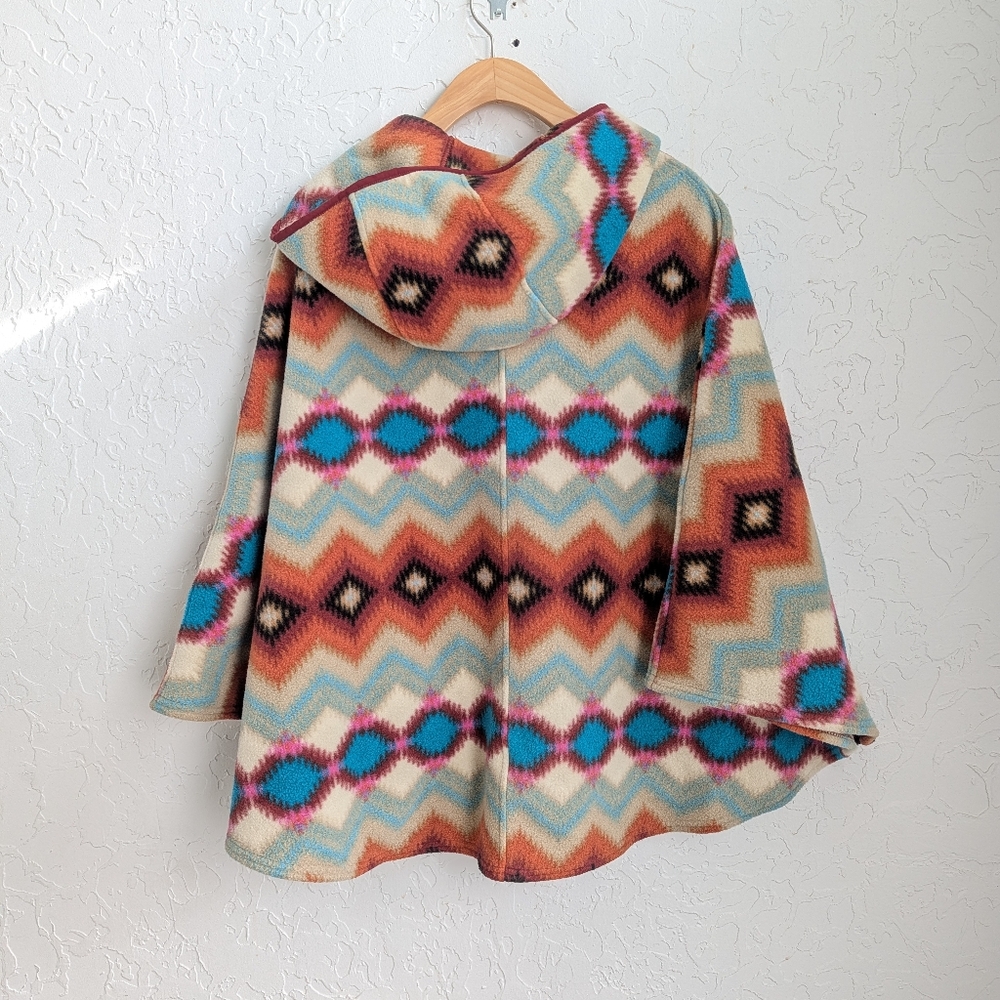 Patagonia Synchilla Poncho, timber twist. - Picture 4 of 6